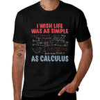 Funny Calculus Math Joke Humor Men Women Math Teachers  Oversized Silhouette T-Shirt