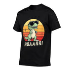 Funny Retro Dinosaur  Soft T-Shirt