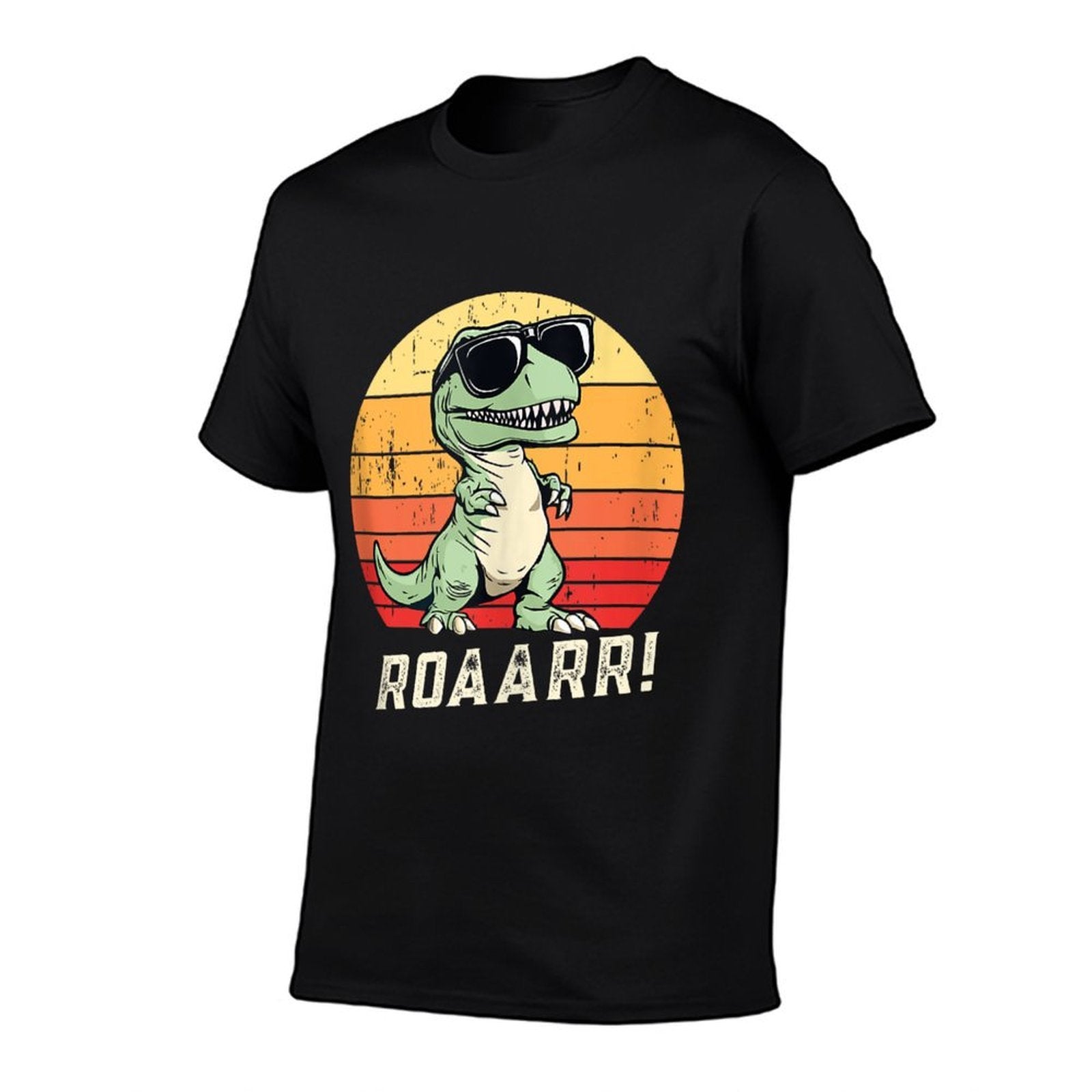 Funny Retro Dinosaur  Soft T-Shirt