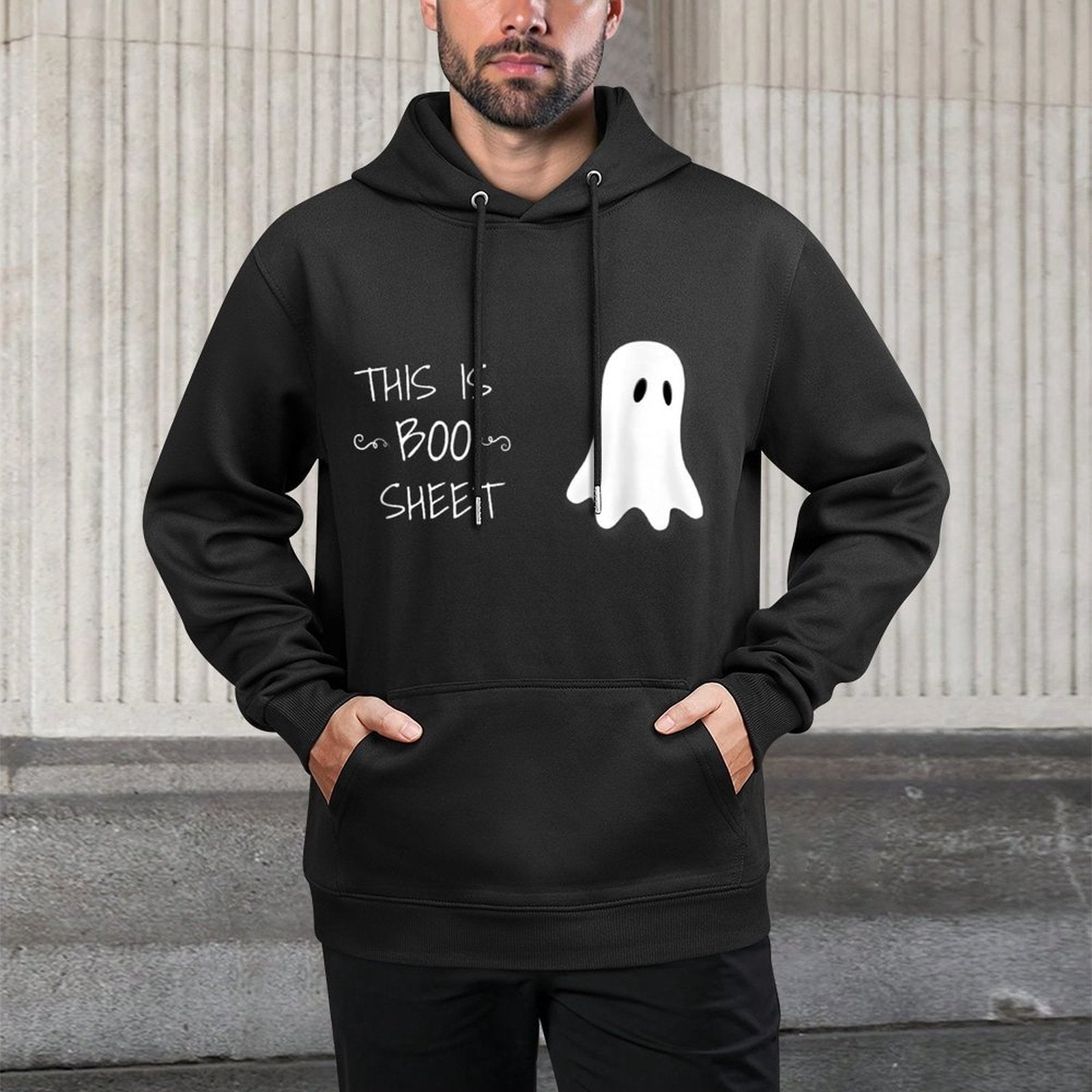 Funny Halloween Ghost This Is Boo Sheet T-shirt Durable Construction Hoodie