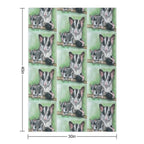 Sugar Glider Wrinkle-free Throw Blanket