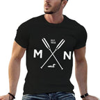 Minnesota State Awesome MN Nice Adventure 1858 Loon Comfortable T-Shirt
