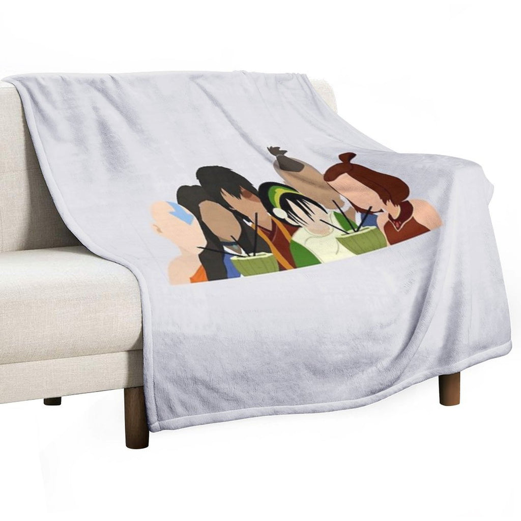 Team Avatar Friends Premium Throw Blanket