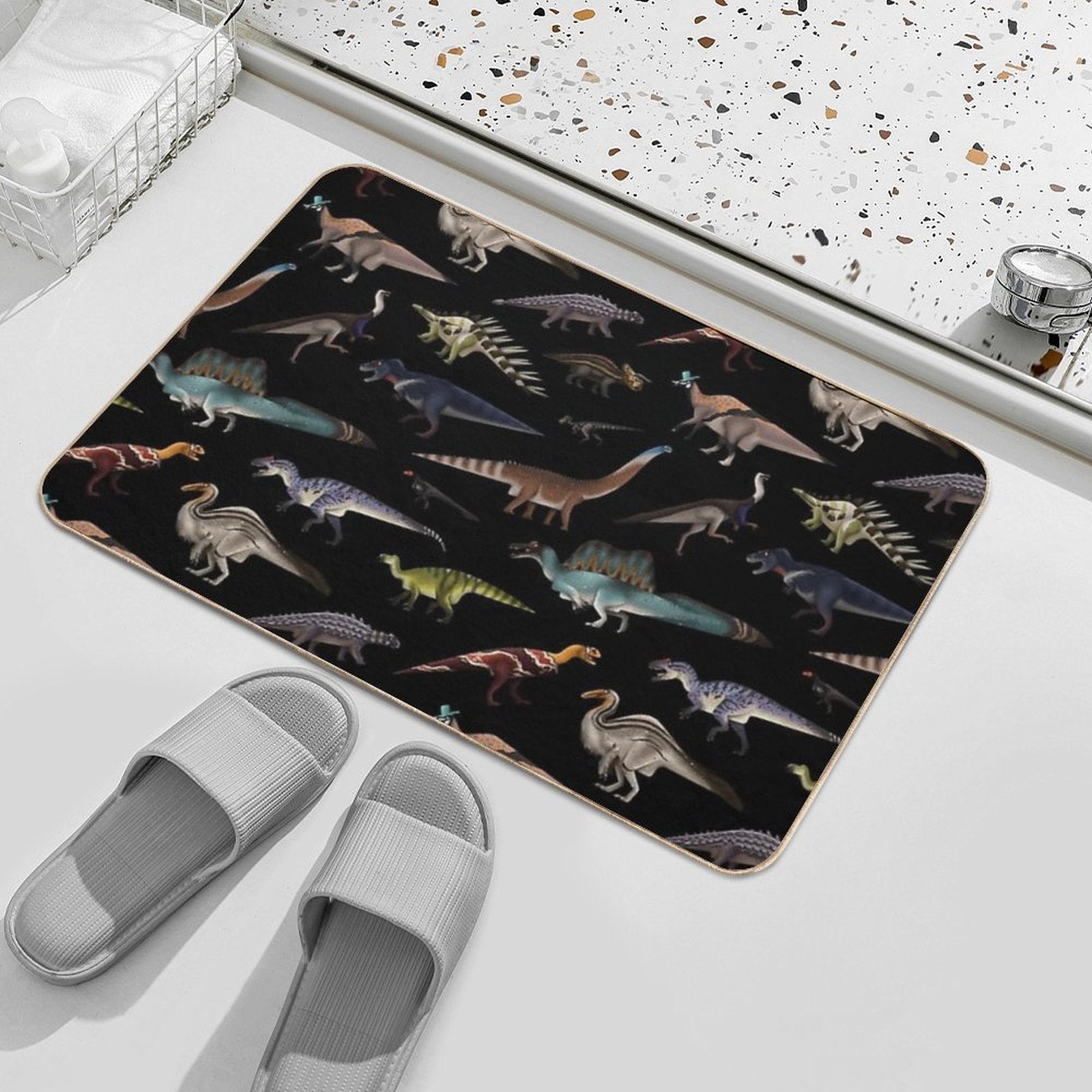 Dinosaurs  Anti-Trip Bath Mat