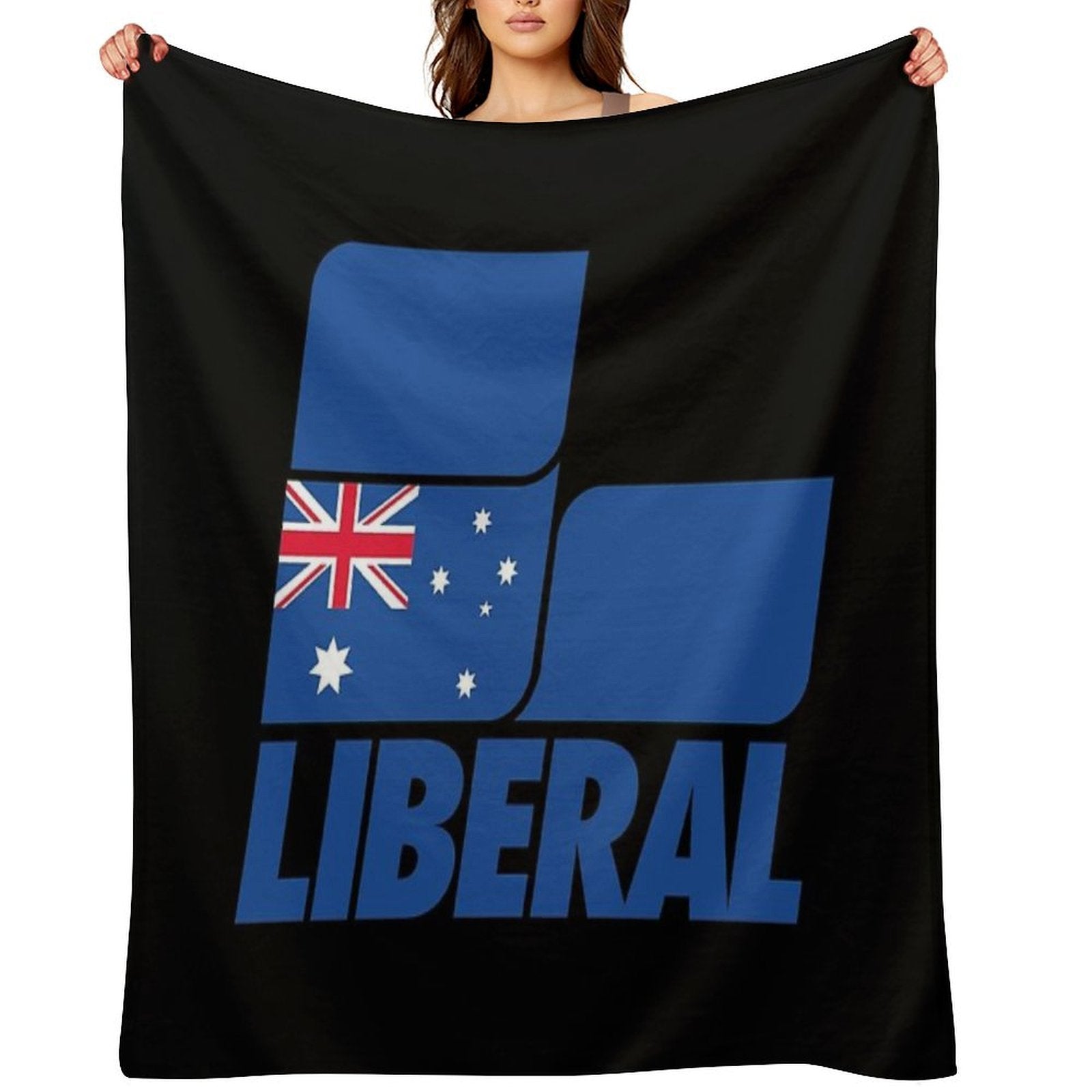 Liberal Party of Australia Machine-washable Throw Blanket