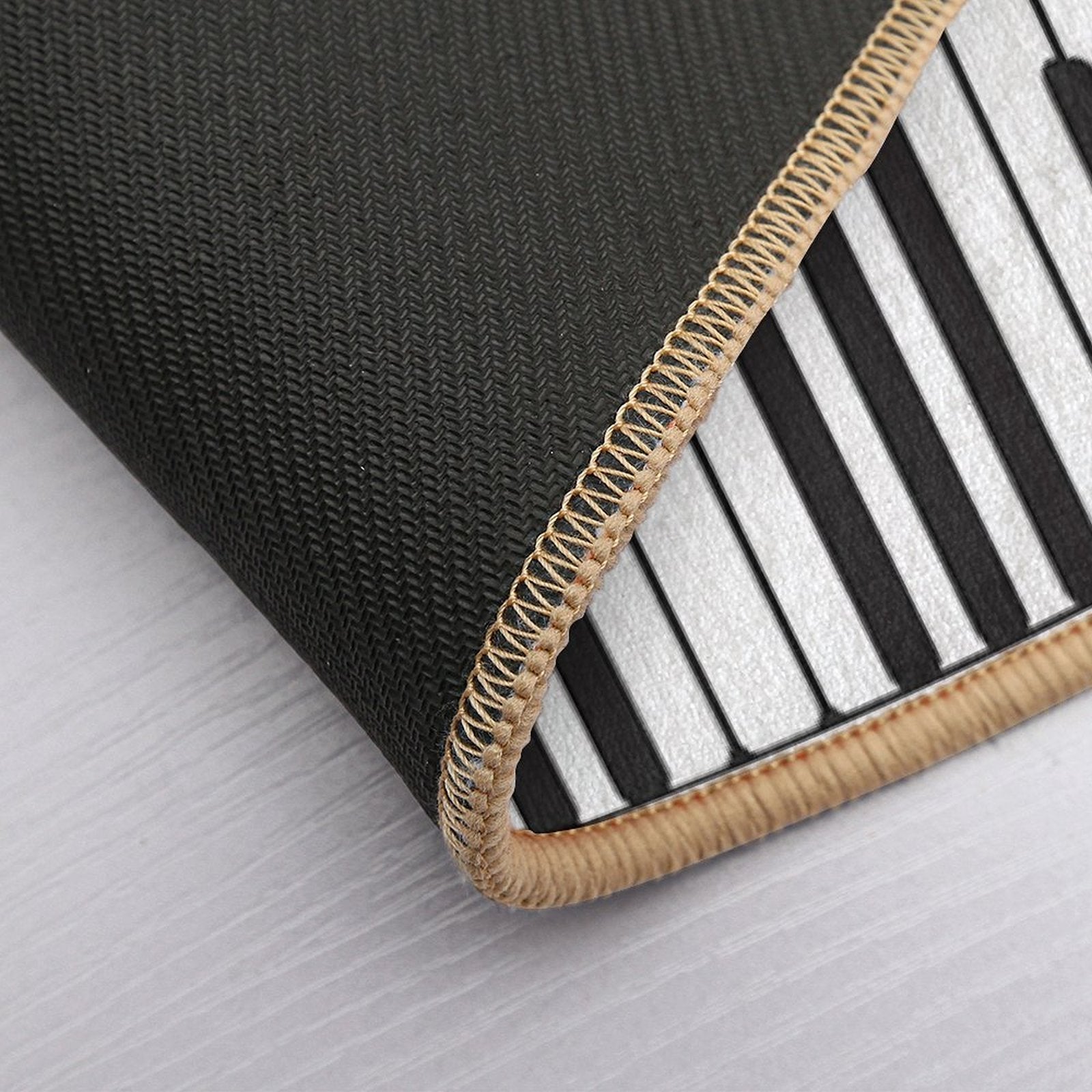 Ivory Keys Piano Music  Non-Slip Bath Mat
