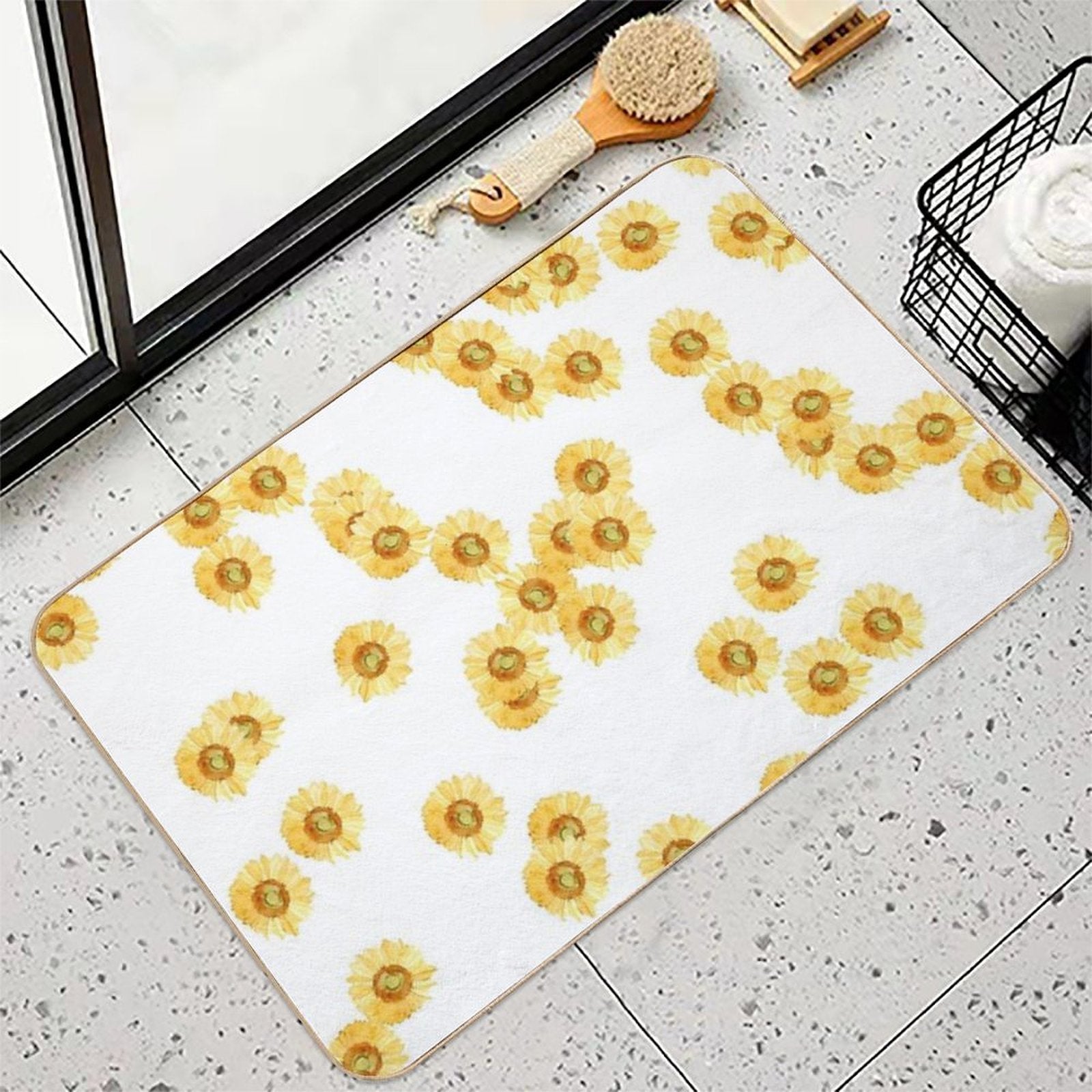 Sunflowers  Pet-Safe Bath Mat