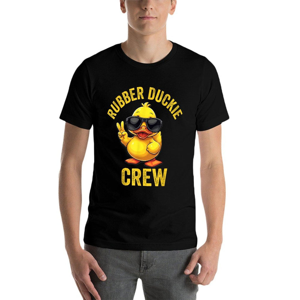 Funny Rubber Duckie Crew Cruise Rubber Duck  Lightweight T-Shirt
