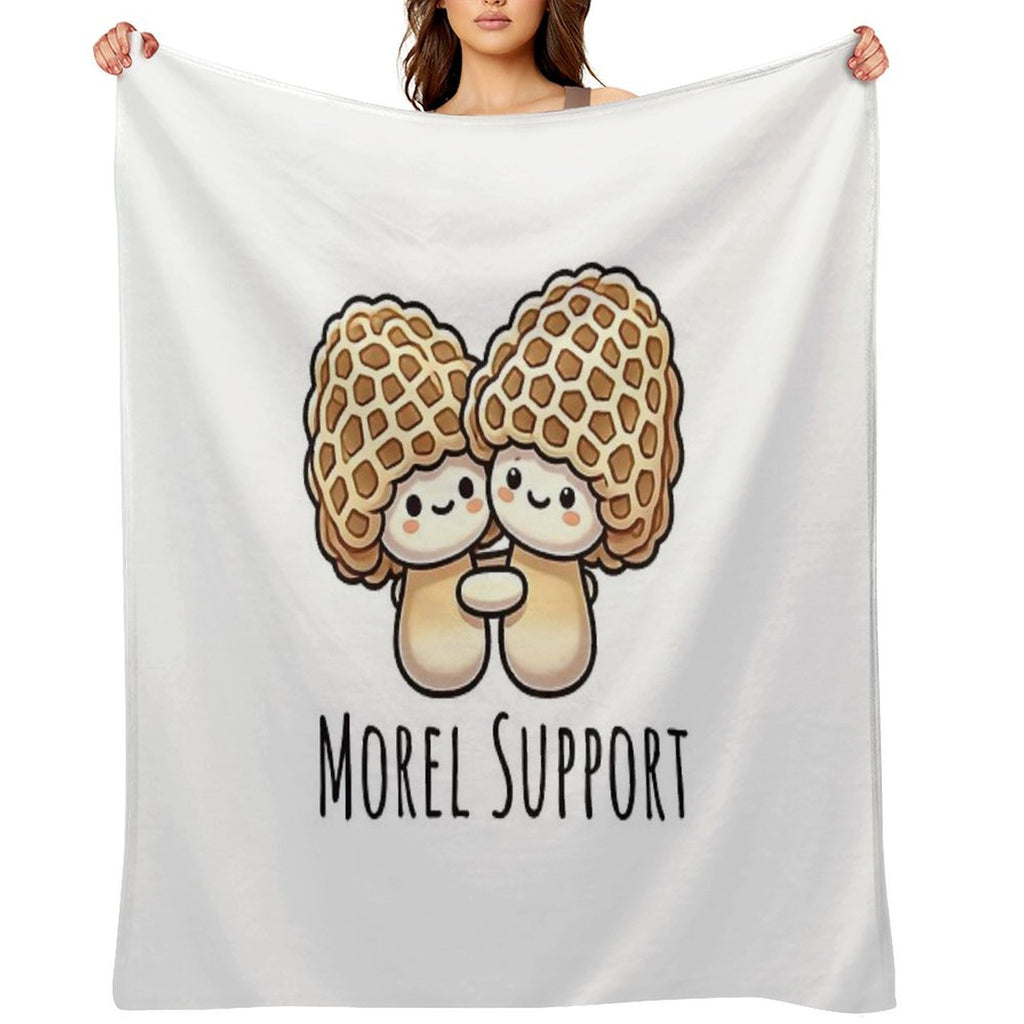 Morel Support Comfort Throw Blanket
