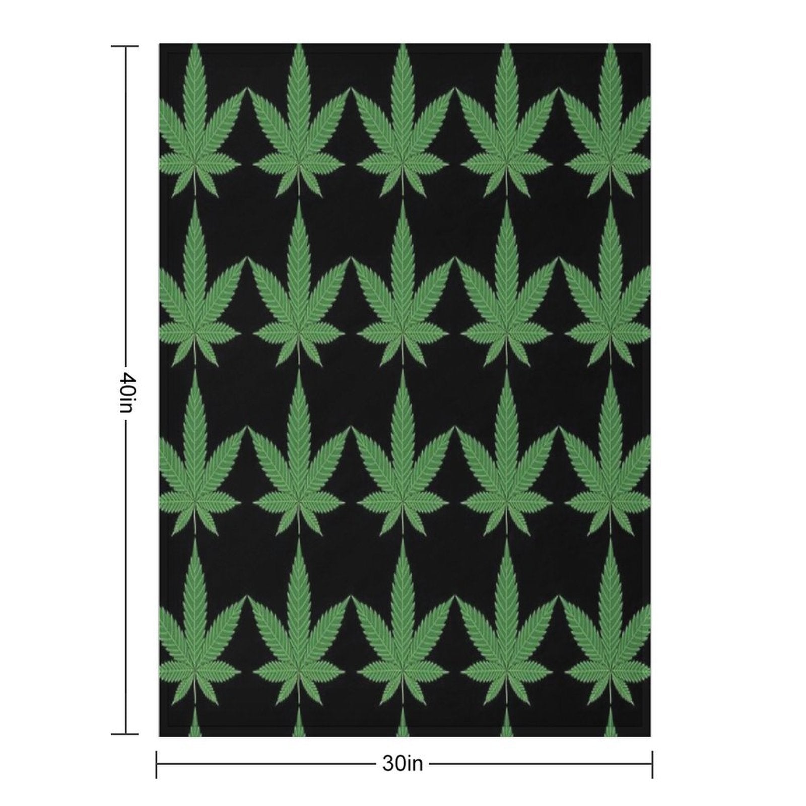 Weed Multi-functional Throw Blanket