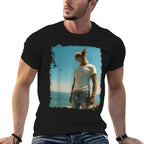 Funny Cat Meme  Rolled Sleeves T-Shirt