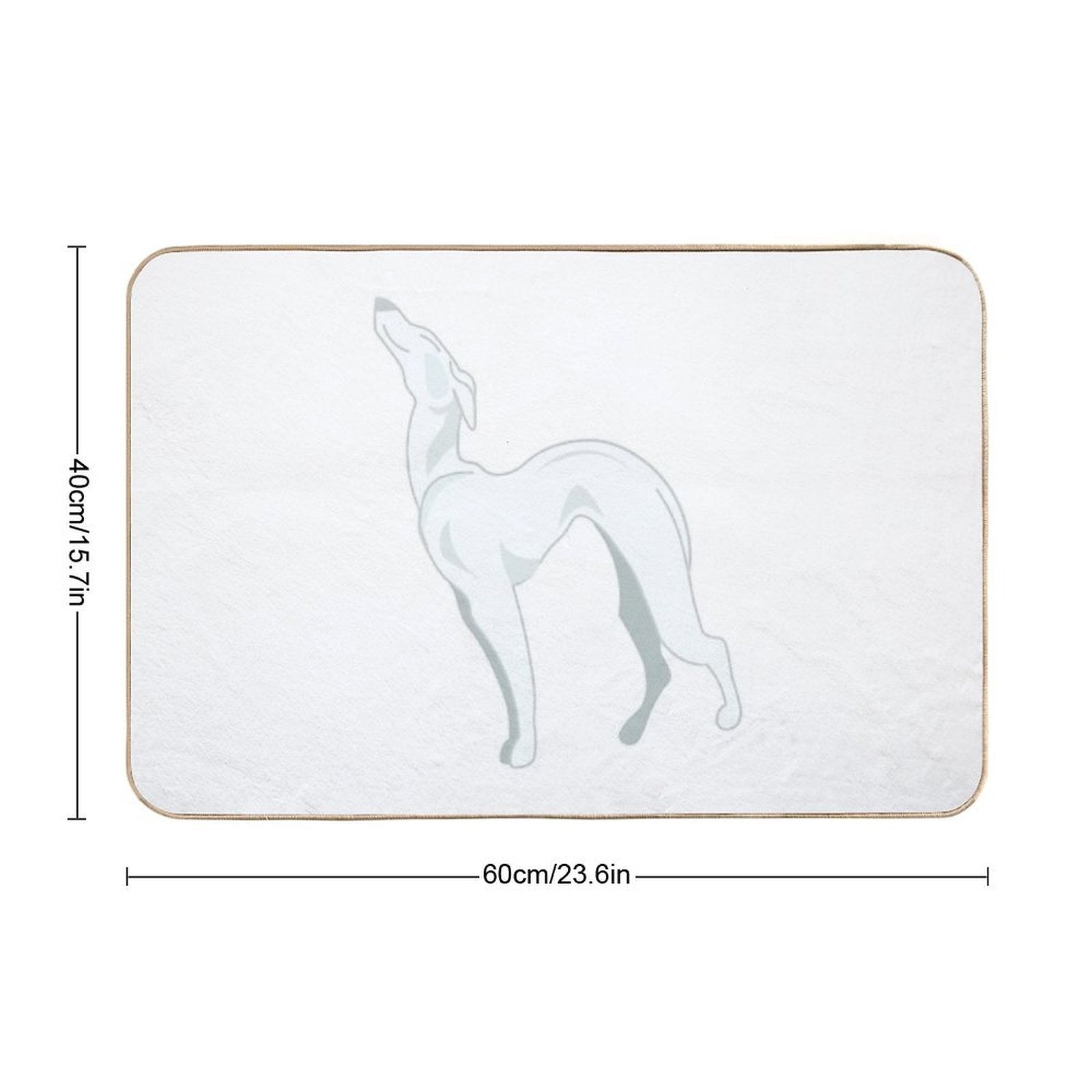 Pat The Dog  Easy To Clean Bath Mat