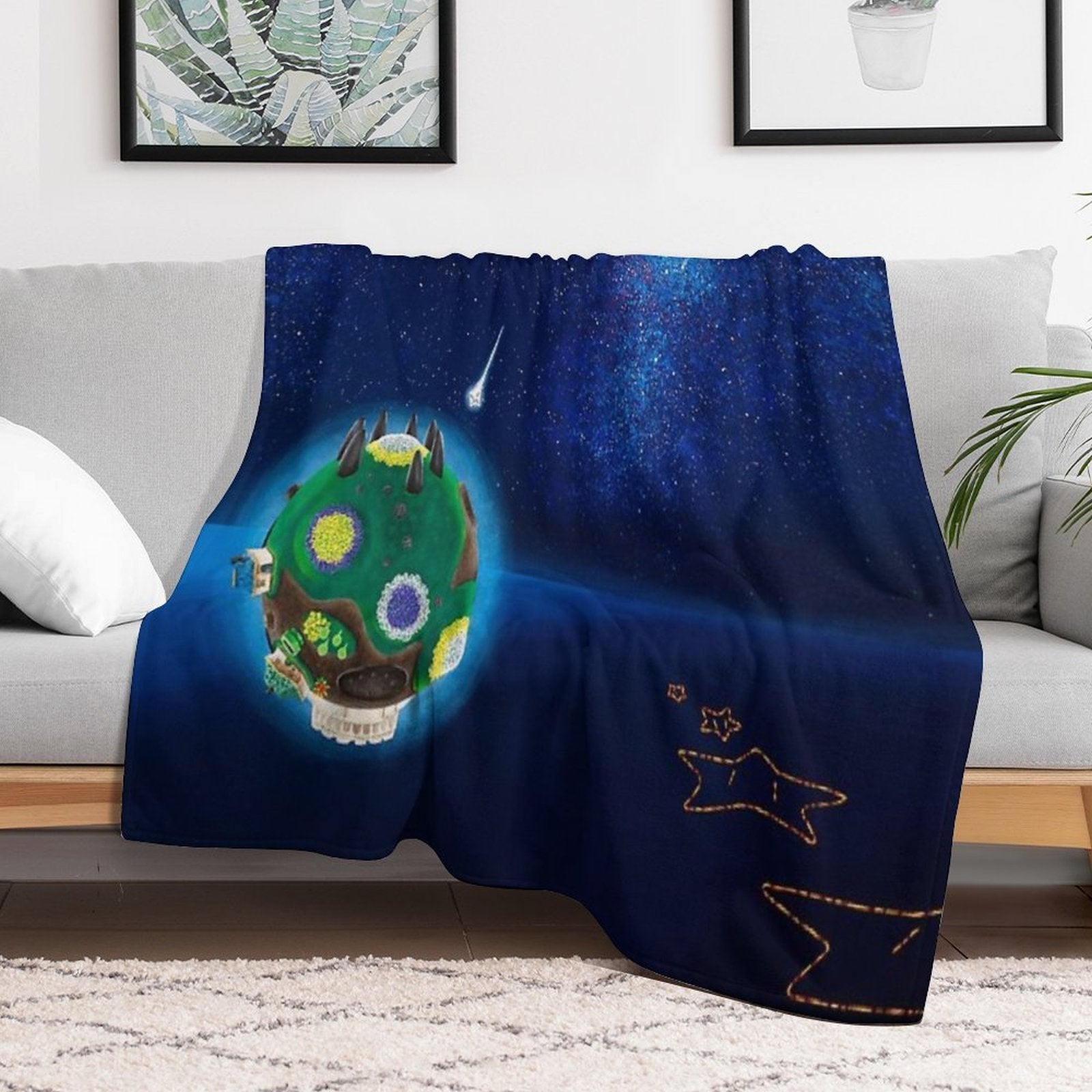 Gateway Galaxy Wrinkle-free Throw Blanket