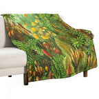 Moss - Ernst Haeckel Durable Throw Blanket