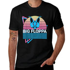 Big Floppa Caracal Cat Meme Retro Men Women Girls Kids  Breathable T-Shirt
