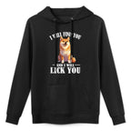 Mens Womens Kids Doge Meme Lover Find Lick You Shiba Inu Cotton-Polyester Blend Hoodie