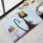 At The Edge of Reason  High-Traffic Bath Mat