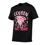 Cousin of The Two-nado Tornado Theme 2nd Birthday Party Kids  Lightweight T-Shirt