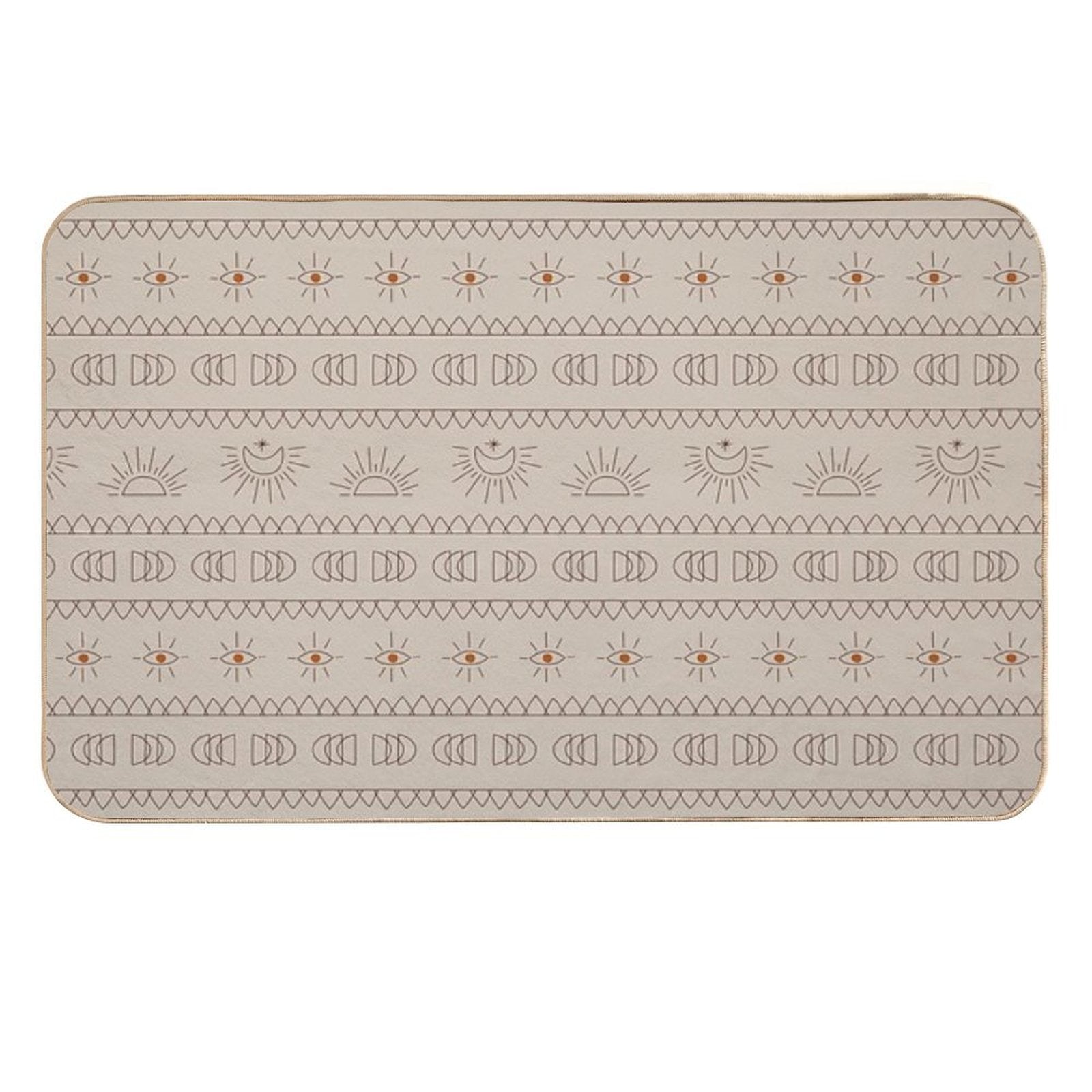 Boho Llama  Stain-Proof Bath Mat