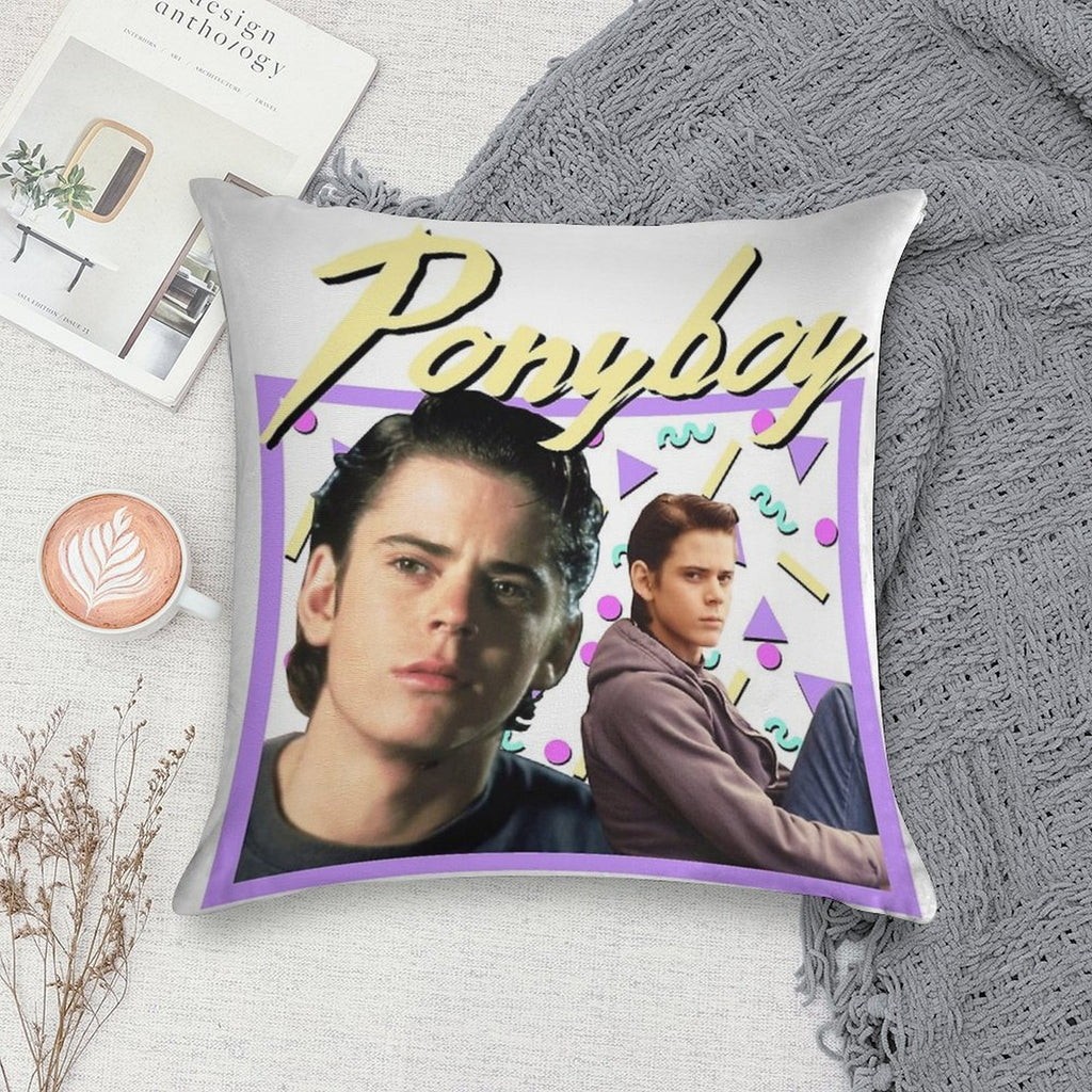80s Ponyboy Curtis The Outsiders Soft High-Density Material Throw Pillow
