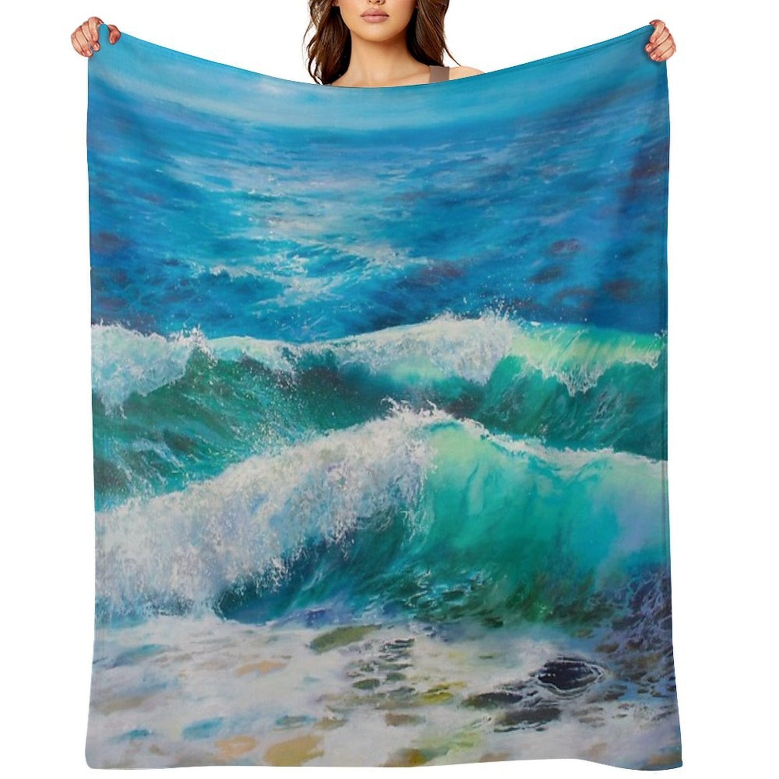 Perpetual Ocean All-season Throw Blanket