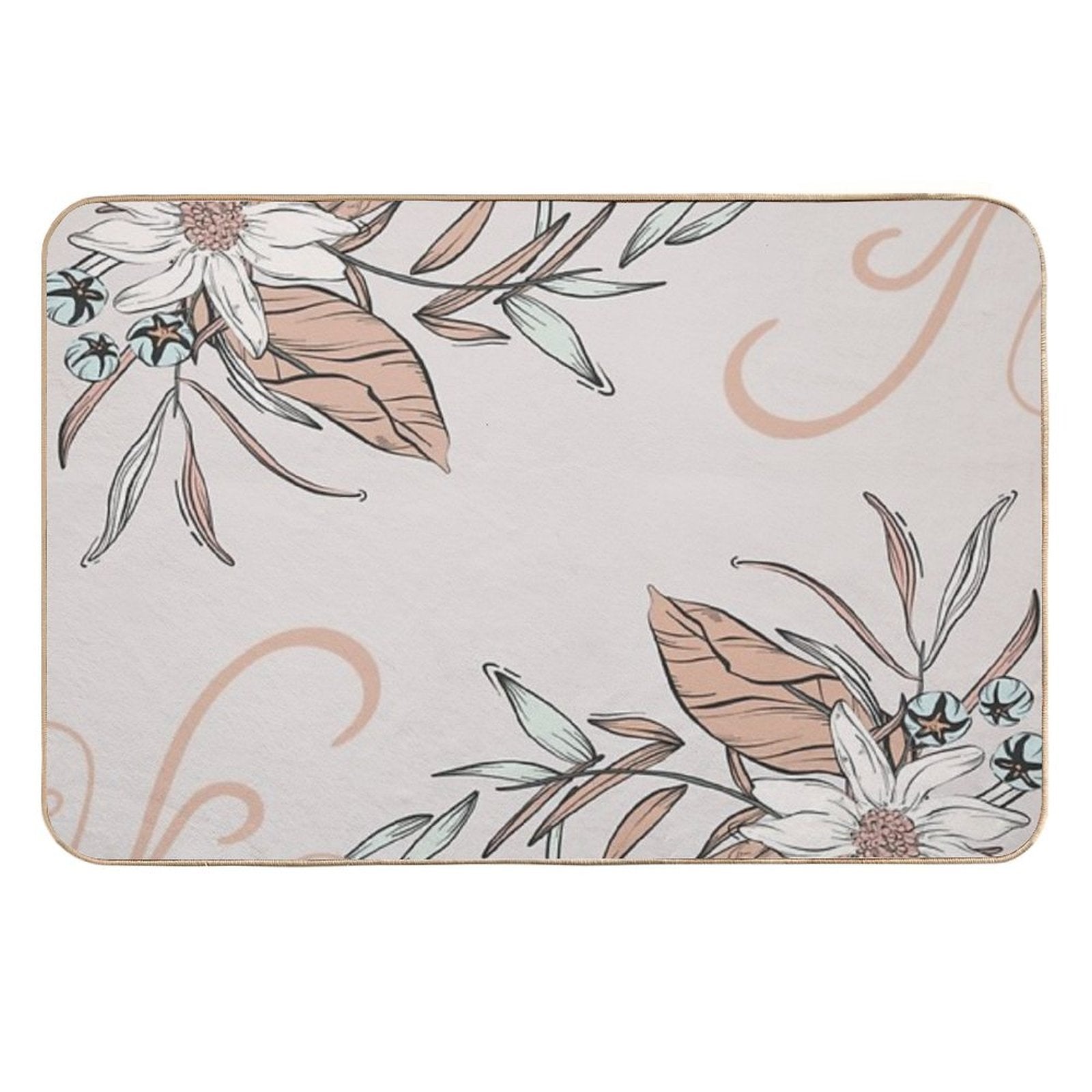 Flowers,nature Duvet Cover,pillows,blankets  Long-Lasting Bath Mat