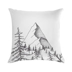 Lonely Mountain Soft Bedroom Essential Throw Pillow