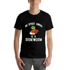 My Spirit Animal Is A Bookworm  Summer-ready Fabric T-Shirt