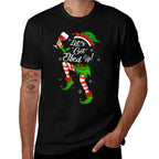 Lets Get Elfed Up Funny Drinking Christmas Cheers Holiday  Stretchy T-Shirt