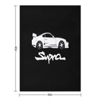 Toyota Supra Mark 4 Shrink-resistant Throw Blanket