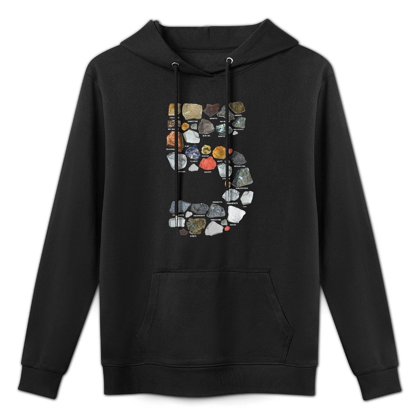 Geology 5 Years Old Rock Collecting 5th Birthday Medium-Weight Fabric Hoodie