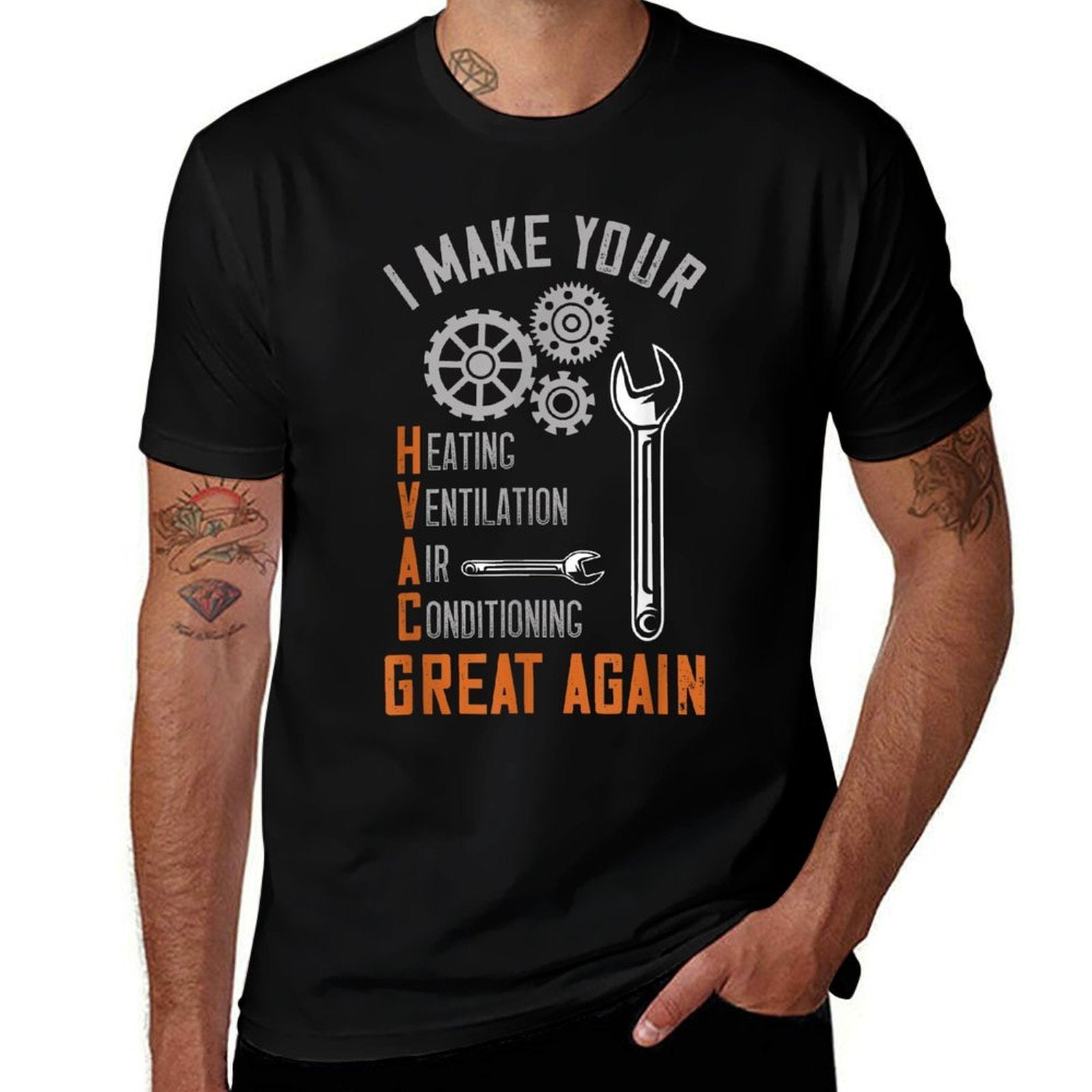 HVAC Technician HVAC Tech I Make Your HVAC Clean Again  Affordable Price T-Shirt