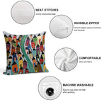 Village of Cinque Terre Soft Fade-Resistant Throw Pillow