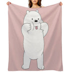 We Bare Bears - Ice Bear Shrink-resistant Throw Blanket
