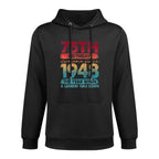 Vintage 1948 75 Year Old Gifts Limited Edition 75th Birthday Cotton-Polyester Blend Hoodie