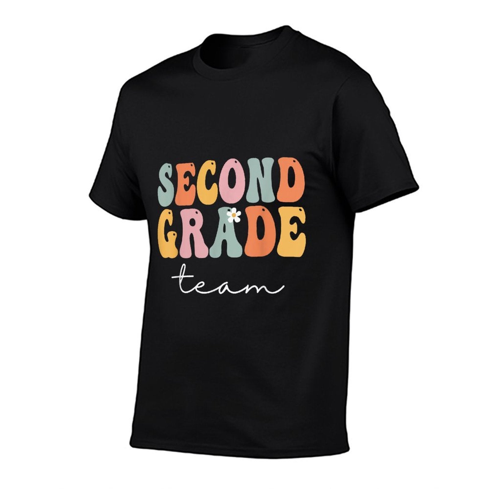 Second Grade Team Retro Groovy Vintage First Day Of School  Stretchy T-Shirt