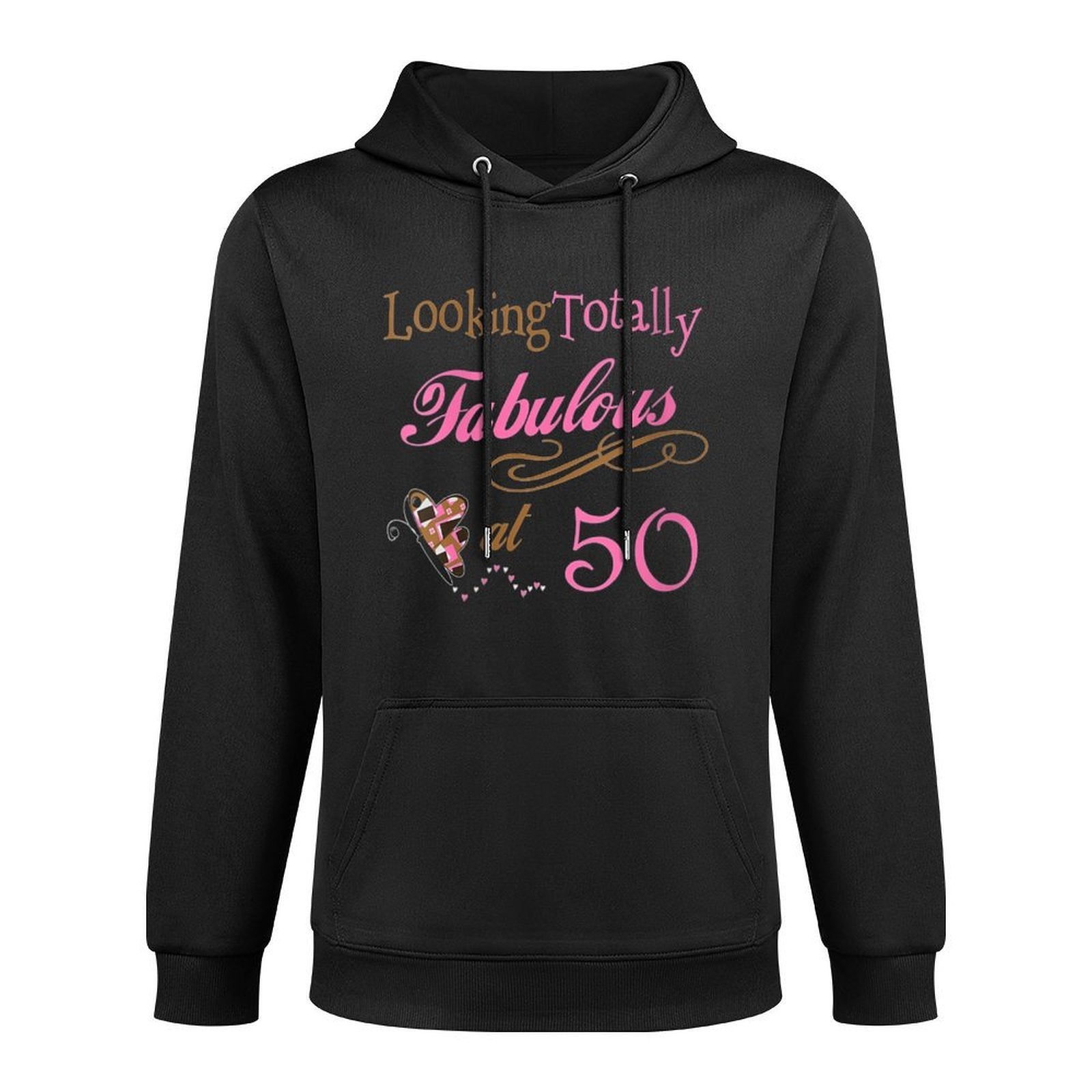 Womens Fabulous 50th Birthday Party - Cute Happy 50th Birthday Shape Retention Hoodie