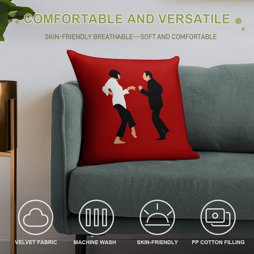 Pulp Fiction Soft Anti-Pilling Throw Pillow