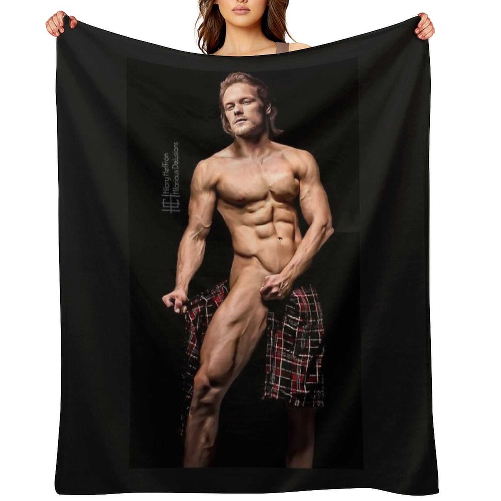 Sam Heughan Anti-pilling Throw Blanket