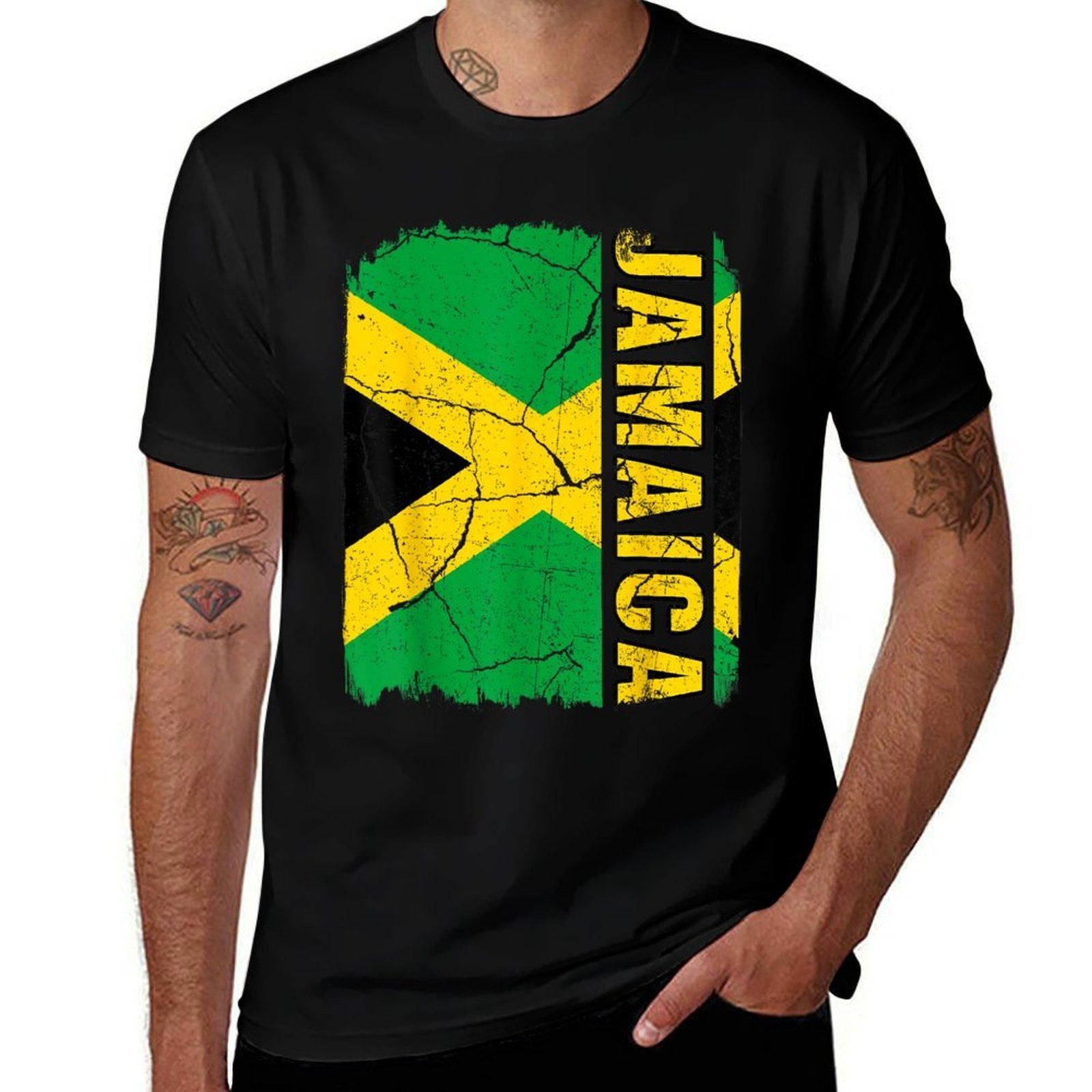 Vintage Jamaican Jamaica Pride Roots Heritage Gift  Affordable Price T-Shirt