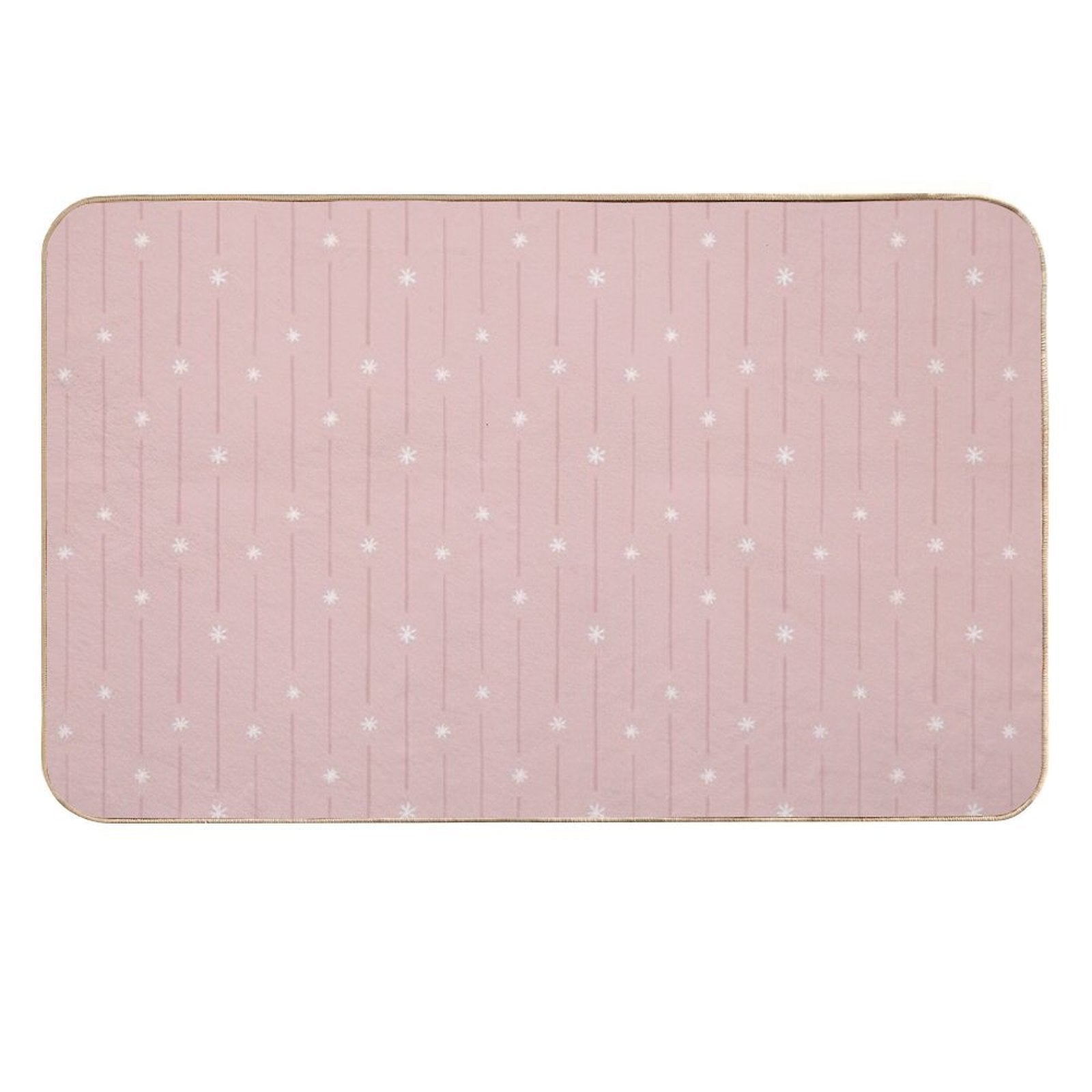 Swan River [pink]  Long-Lasting Bath Mat
