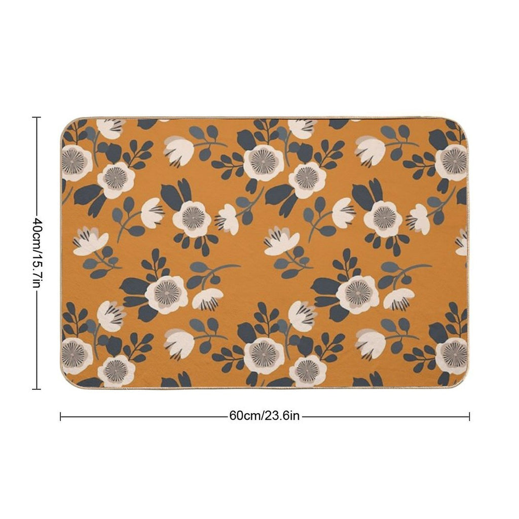 Vintage Roses  Versatile Bath Mat