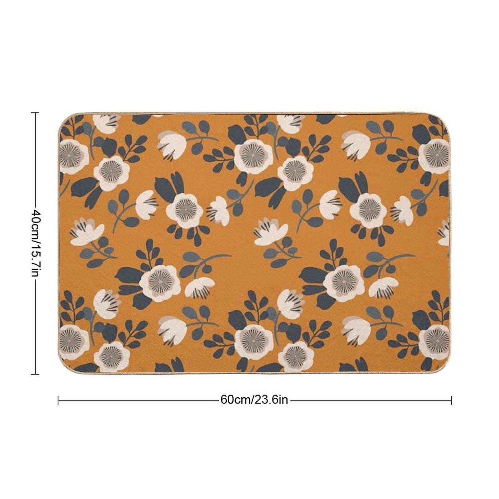Vintage Roses  Versatile Bath Mat