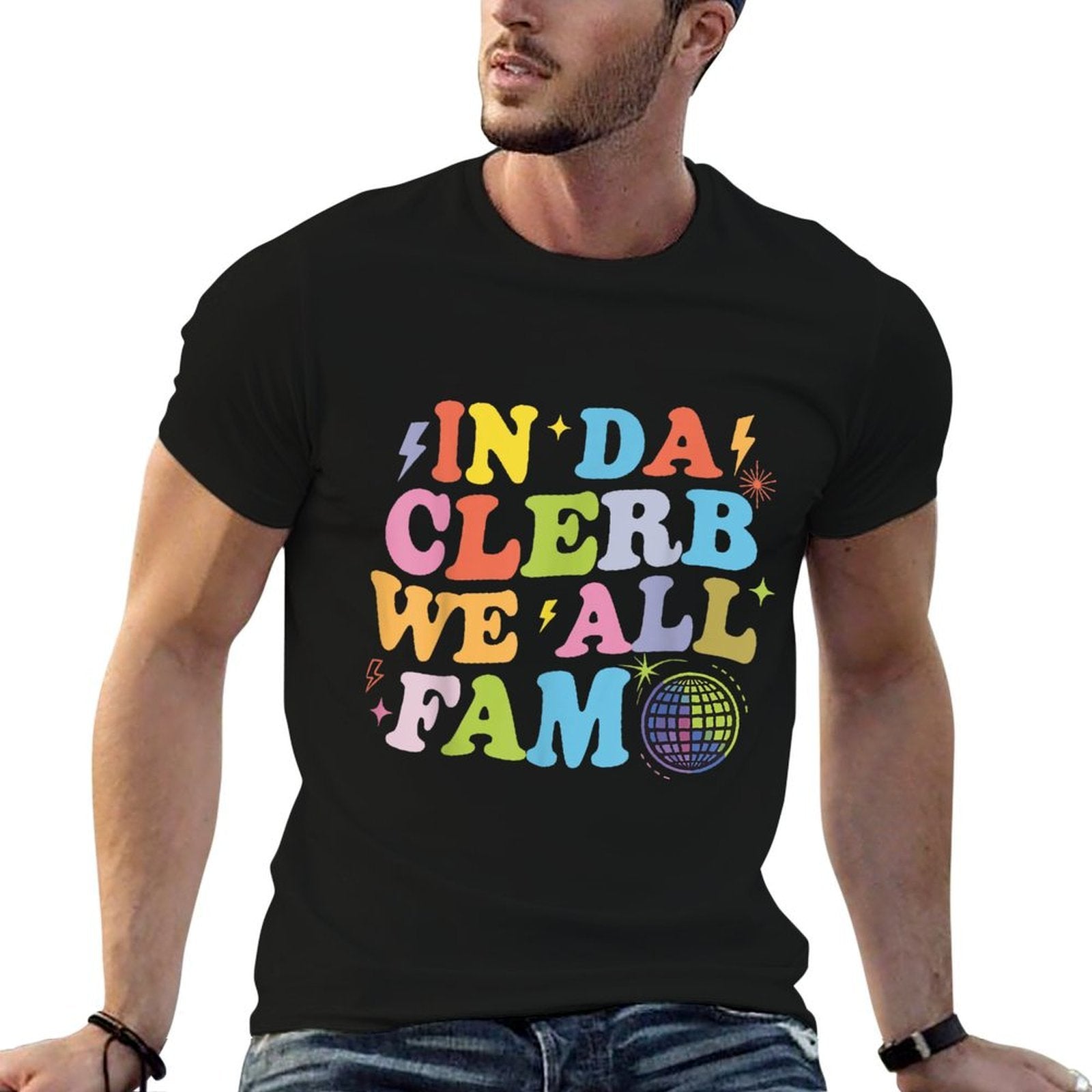 In Da Clerb We All Fam In The Club Were All Family Trending  Lightweight T-Shirt
