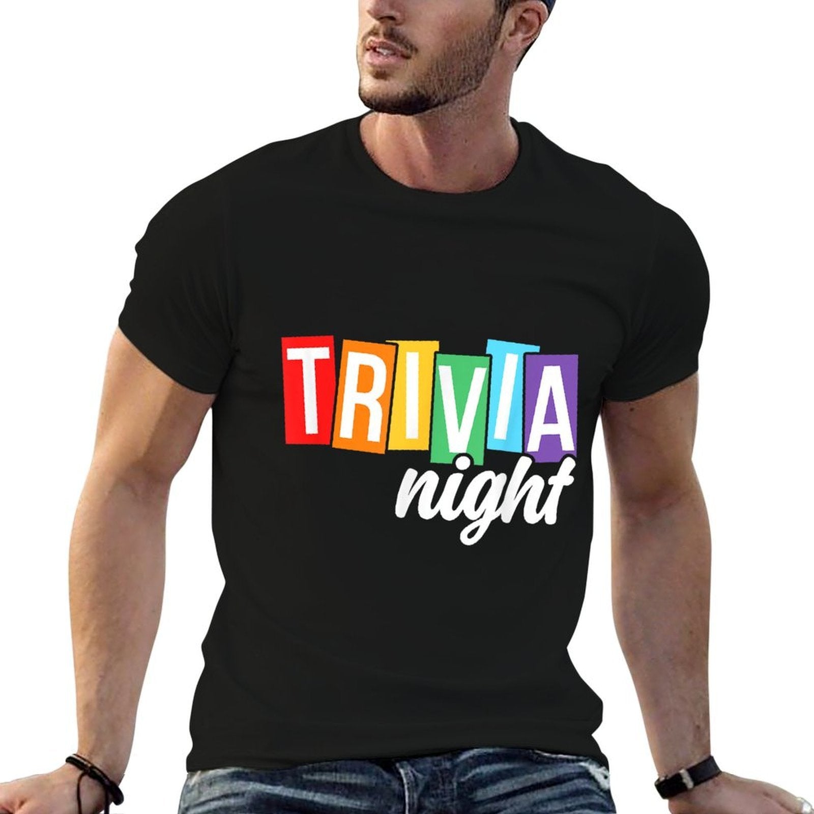 Trivia Night Host Game Night Squad Trivia Team Women Men  Slim-fit Cut T-Shirt