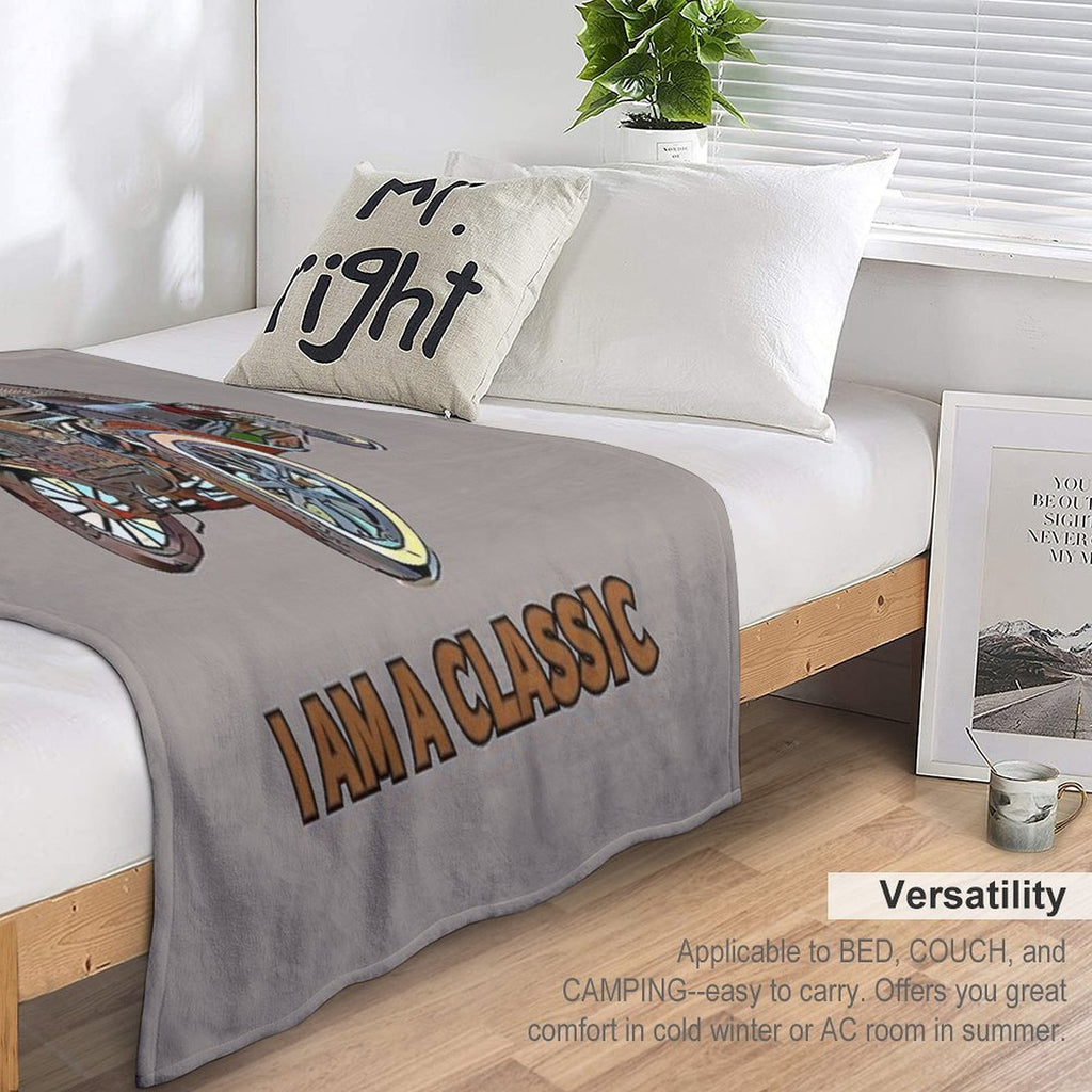 I'm Not Old, I Am A Classic Easy Care Throw Blanket