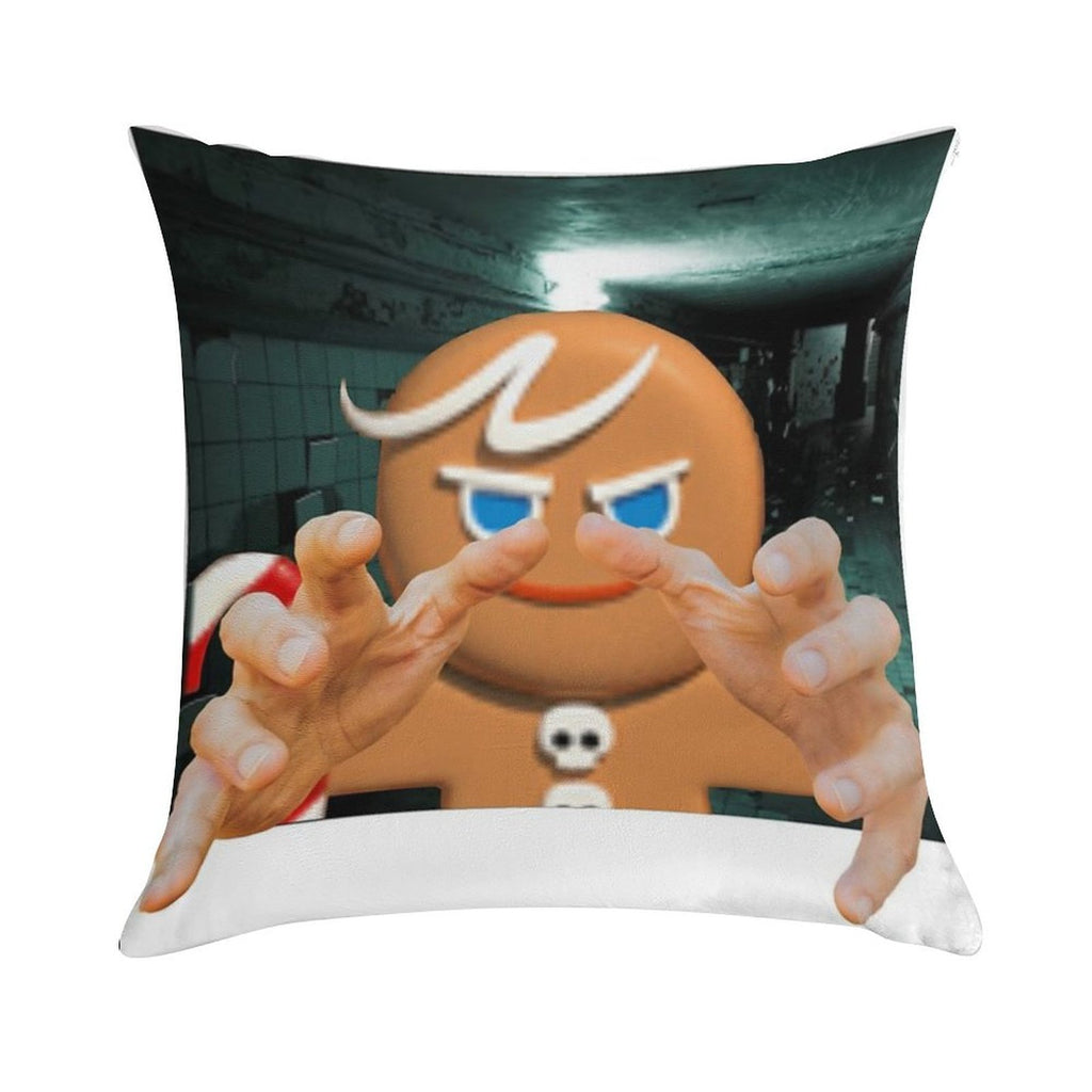 Vibe Check Gingerbrave Soft High-Density Material Throw Pillow