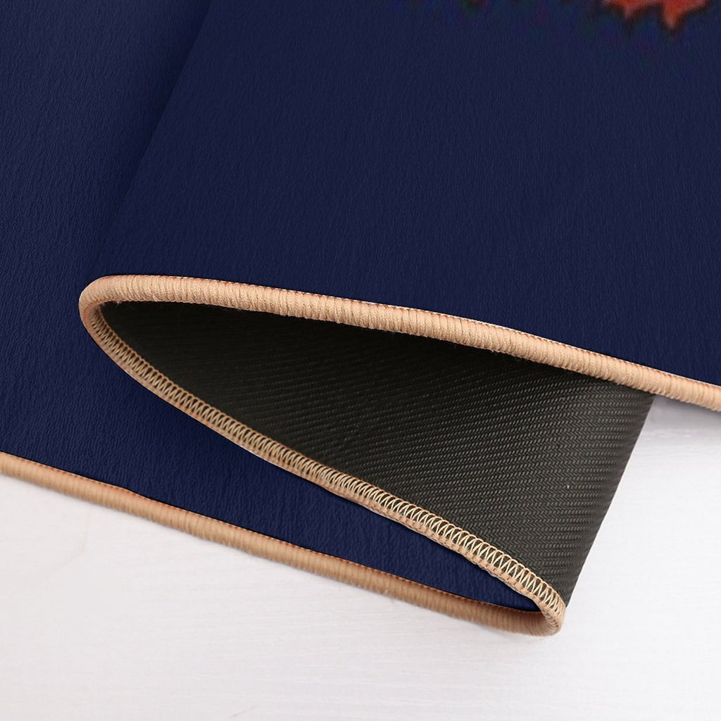 TIBETAN TIGER RUG 1-white  Stain-Proof Bath Mat