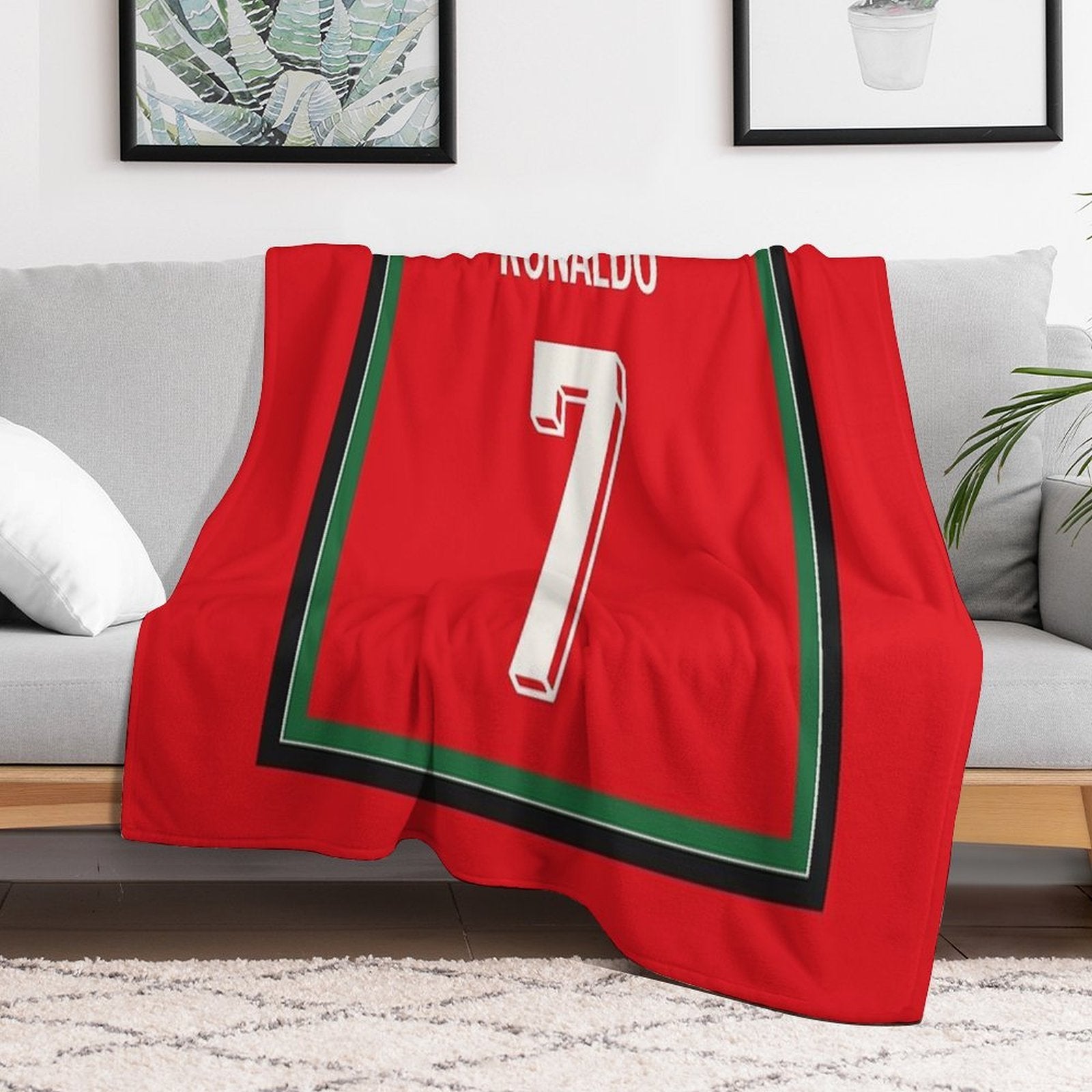 Ronaldo - Portugal 2024 Sustainable Throw Blanket
