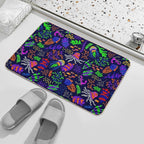 Cute Neon Aquarium  Slip-Resistant Bath Mat